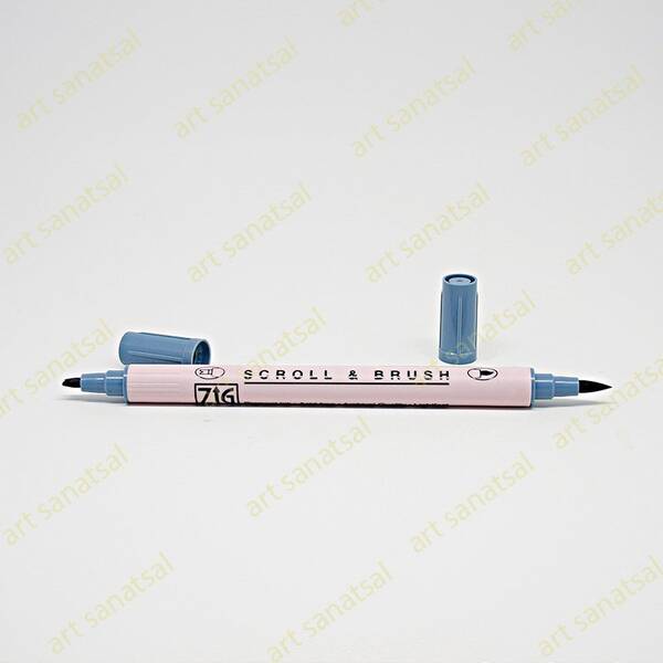 Zig Scroll&Brush Ms-5000 Steel Gray - 1