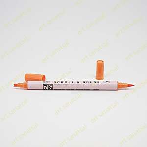 Zig - Zig Scroll&Brush Ms-5000 Steel Pure Orange